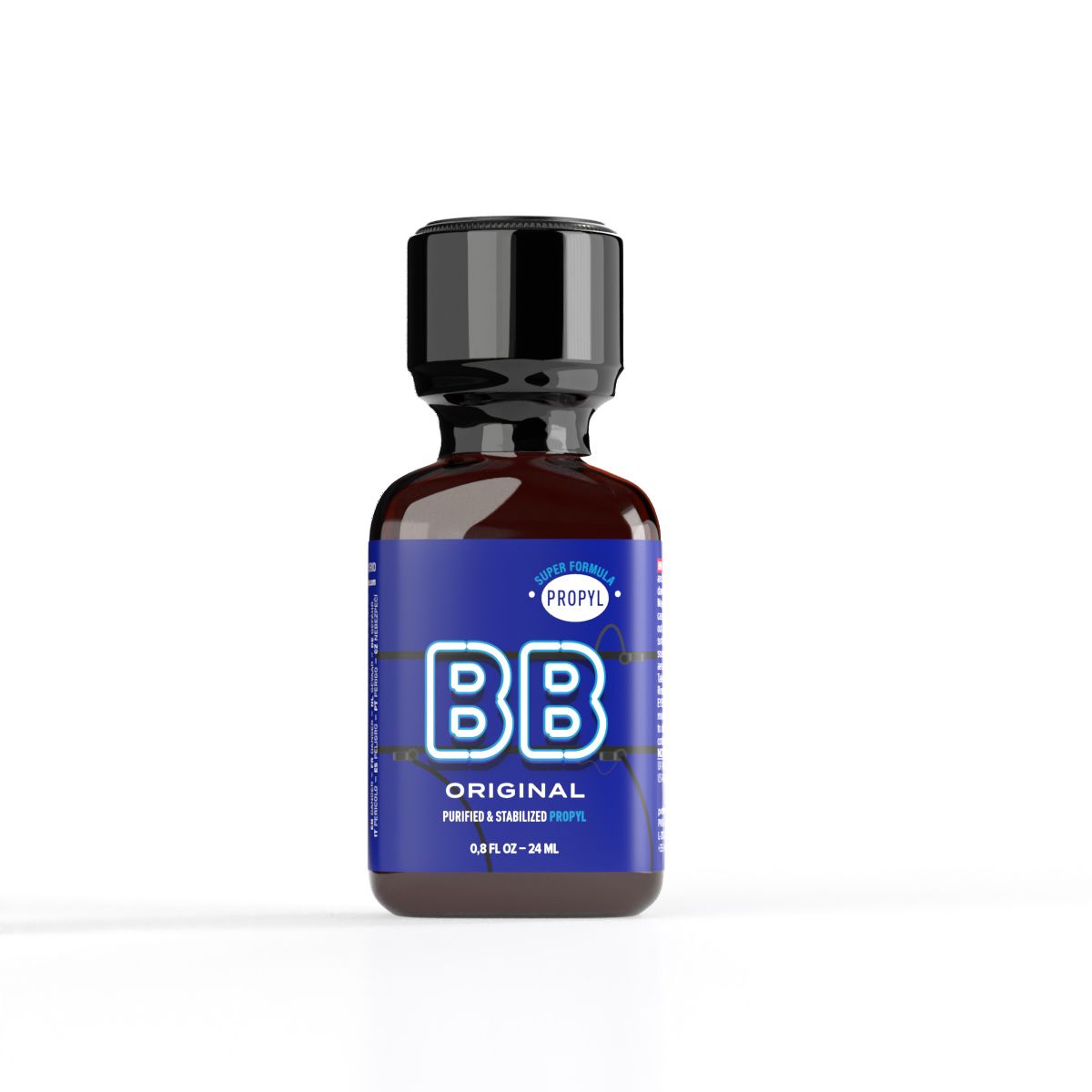 A small BB PROPYL 24ml bottle with a black cap and a blue label that reads "BB PROPYL original" on a white background.