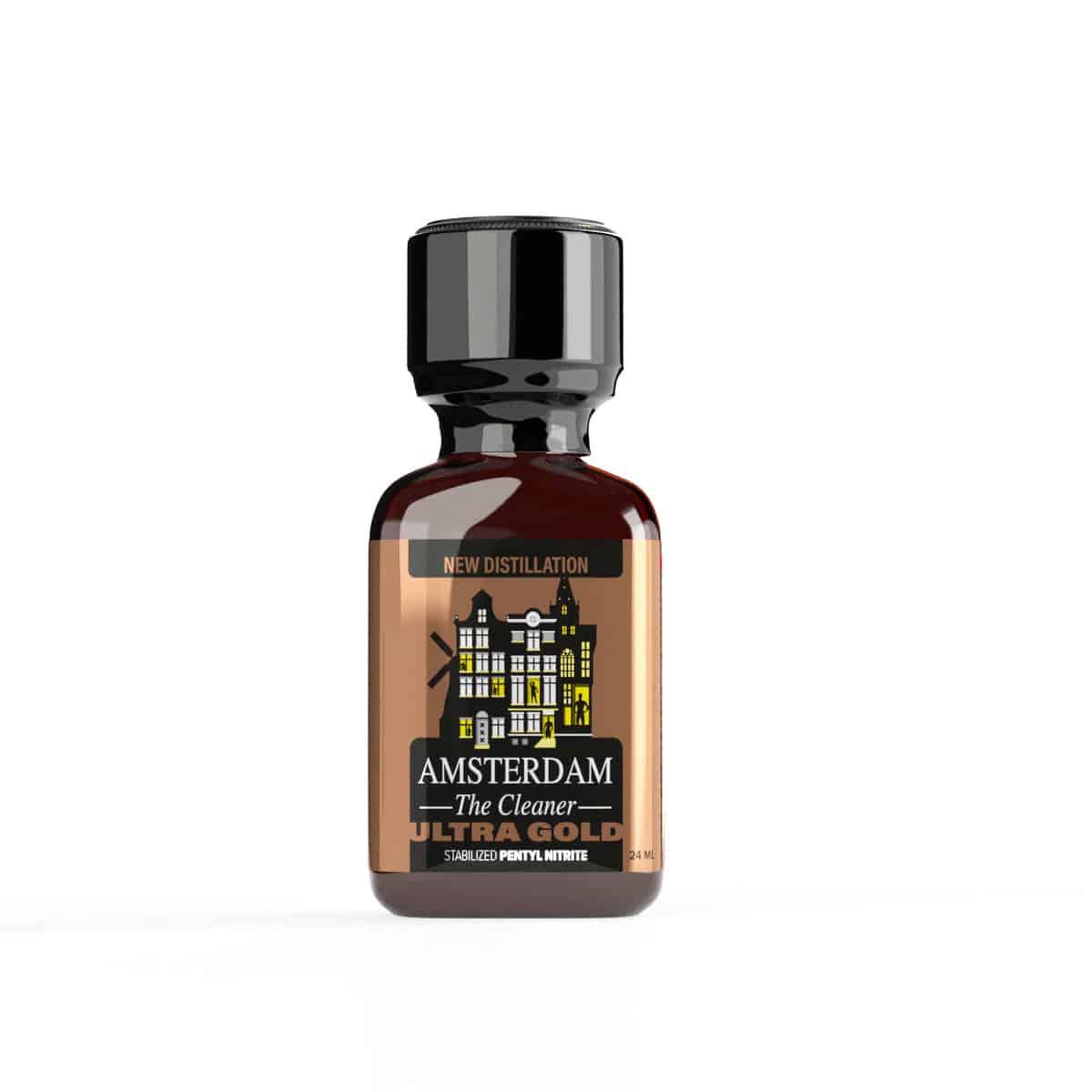 A small bottle labeled "Jungle Juice Platinum 24ml" featuring a cityscape design on the label sits against a white background, suggesting a premium product, possibly a fragrance or a specialty